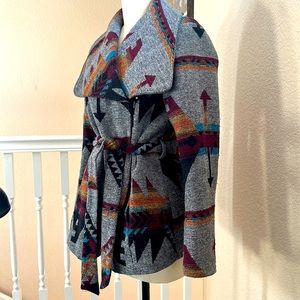 Boho Southwest Coat Jacket Large